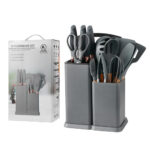 19pcs Silicone Utensils & Knife Set