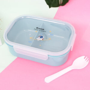 2 Compartment Rectangle Lunch Box