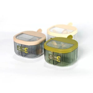 Transparent 4 Compartment Spice Box - 3798