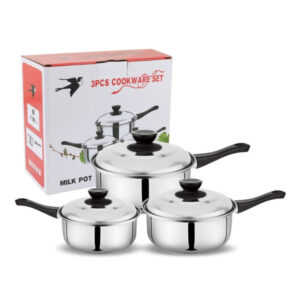 3pcs Cookware Set Milk Pan (14-16-18Cm)