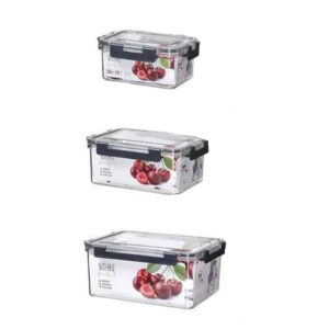 3pcs Lusha Food Container - Rec