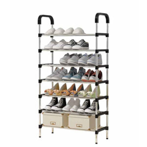 7 Layer Shoe Rack with Handrail