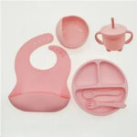 8pcs Silicone Baby Cutlery Set