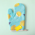 Cotton And Linen Lemon Heat Insulation Gloves