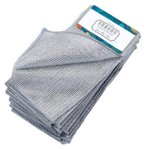 8pcs Double Layer Silver Wire Cleaning Cloth