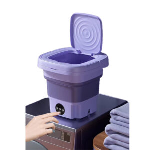 Folding washing machine