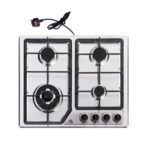 Green Life 4 Burner Glass Gas Cooker