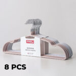 8pcs Metal Anti Slip Children's Clothes Hanger