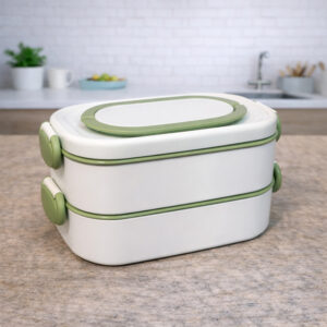 2 Layer Oval Lunch Box