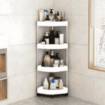 4 Layer Corner Bathroom Storage Rack