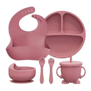 6pcs Silicone Baby Cutlery Set