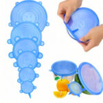 6pcs Silicone Food Cover