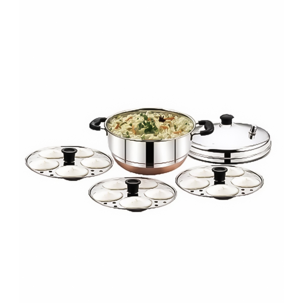 Diamond Multi Kadai with 15 Idlies