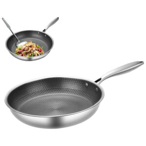 Honeycomb 30cm Non Stick SS Frying Pan