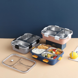 Laxson 3 Compartment Insulated Lunch Box