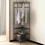 Multi-Purpose Corner Clothes Rack