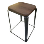 Square Steel Stool